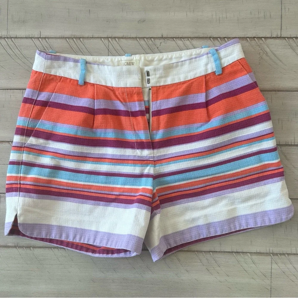 J. Crew Vibrant Orange and Purple shorts #149